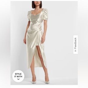 Express Cocktail Dress - Off White - XL